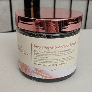 Relax Champagne Charcoal Scrub